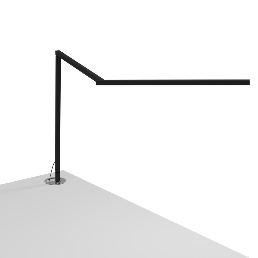 Koncept Lighting ZBD3000-W-MTB-GRM Z-Bar Desk Lamp Gen 4 (Warm Light; Matte Black) with Grommet Mount 